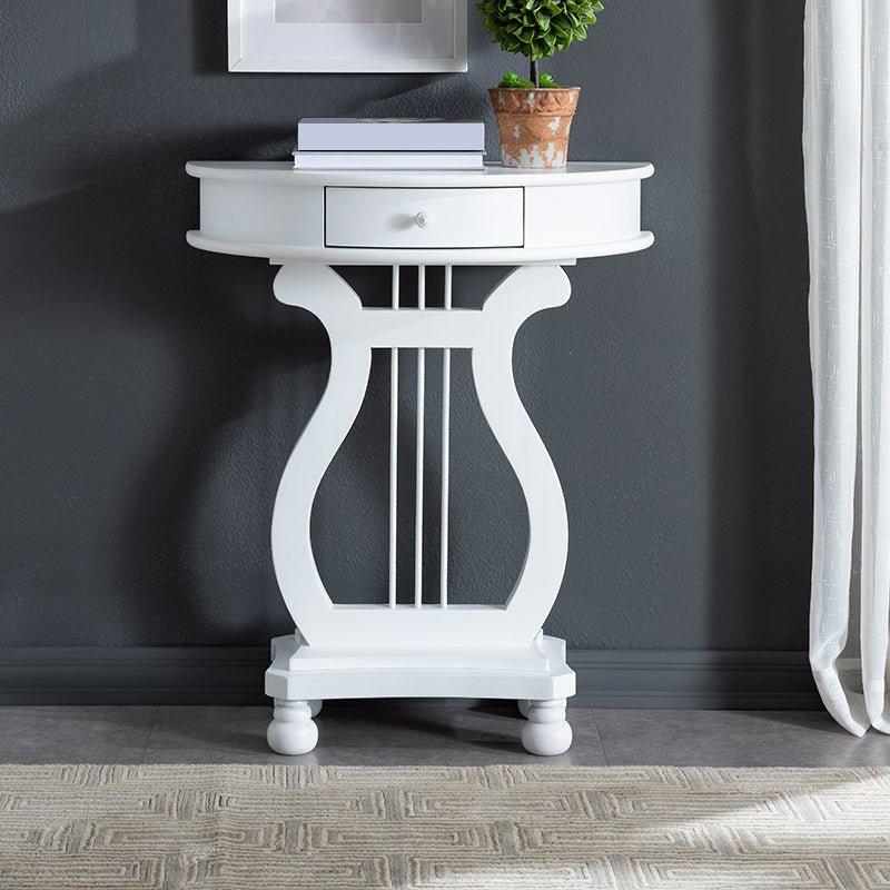 Table de consola de 1 cortavadora 30.32 "Mesa de acento de madera maciza de madera maciza para Hall