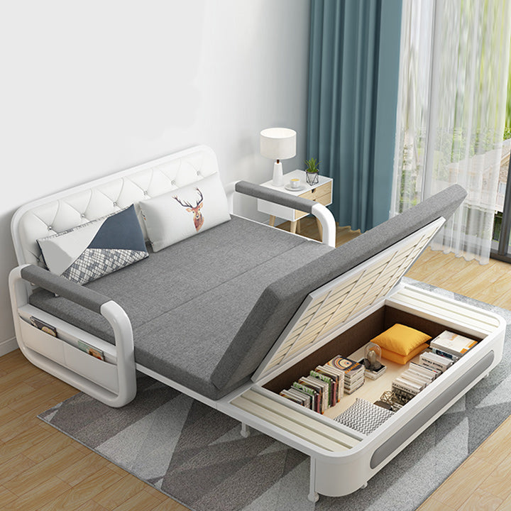 Cuscino di divano di divano futon incluso di divano futon braccia rotondi