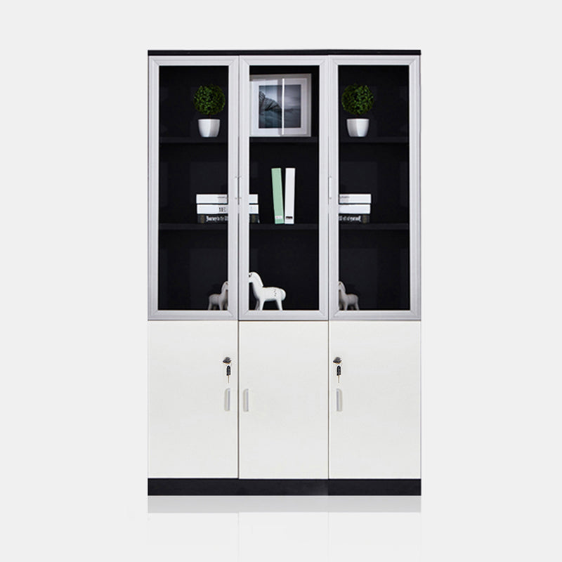 Cabinetti di file tradizionali Gabinet verticale in legno massiccio con ufficio chiave di blocco