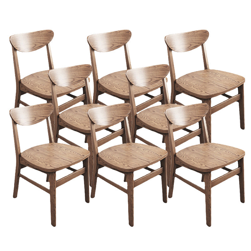 リビングルームのためのモダンサイド椅子ソリッドウッド屋内ダイニングチェア