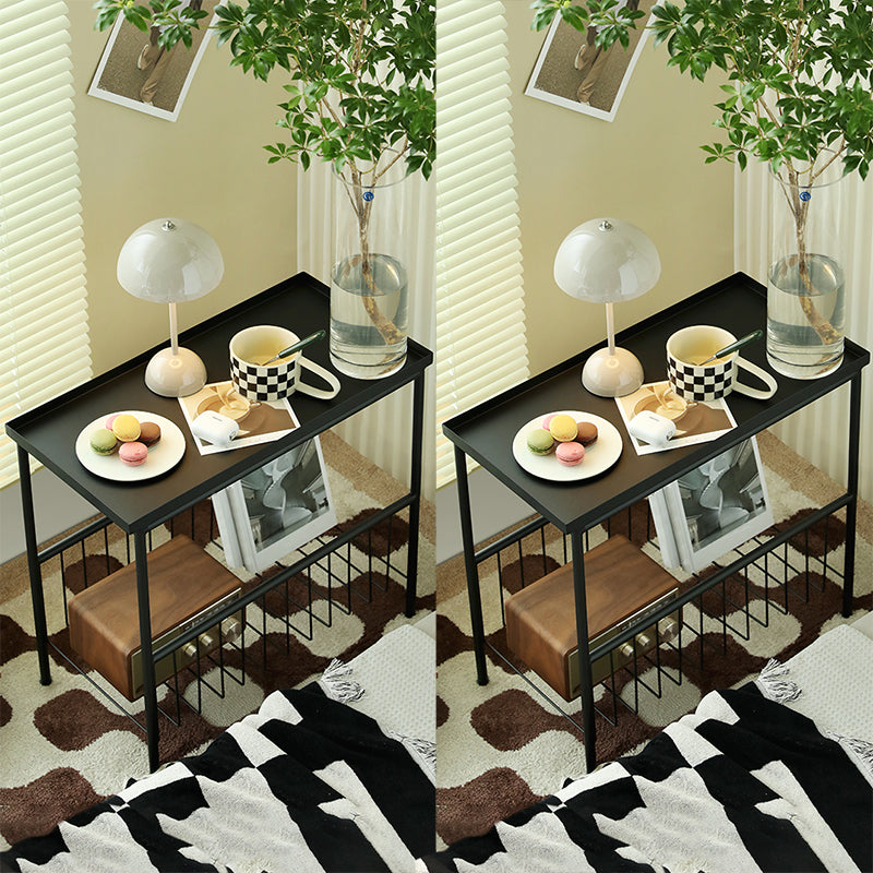 Gabinete de cama de almacenamiento abierto Mesa nocturna contemporánea para dormitorio