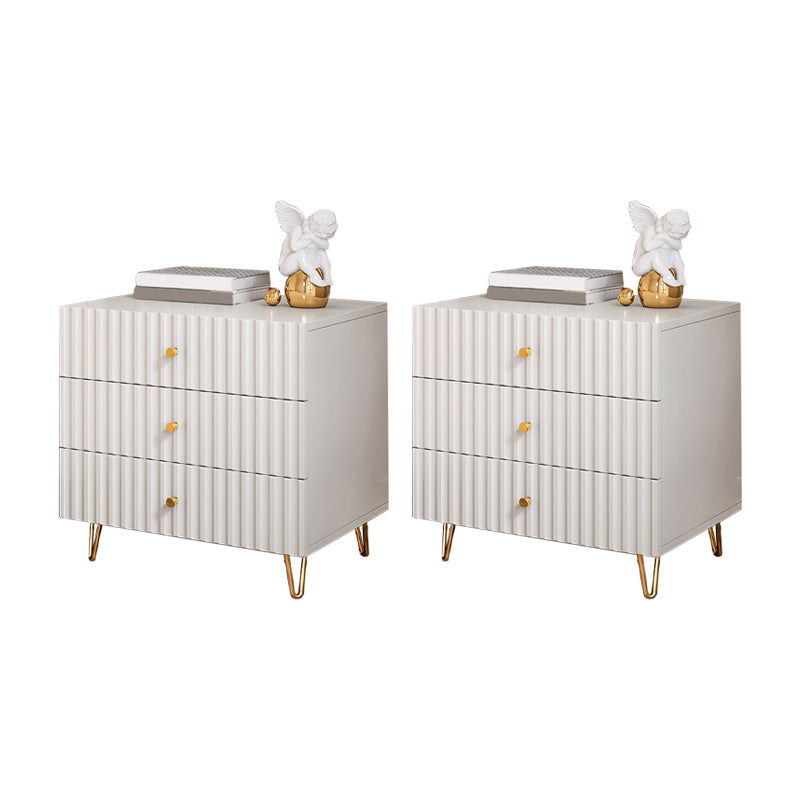 Lade opbergde bedkast gemerkte houten nachttafel voor slaapkamer