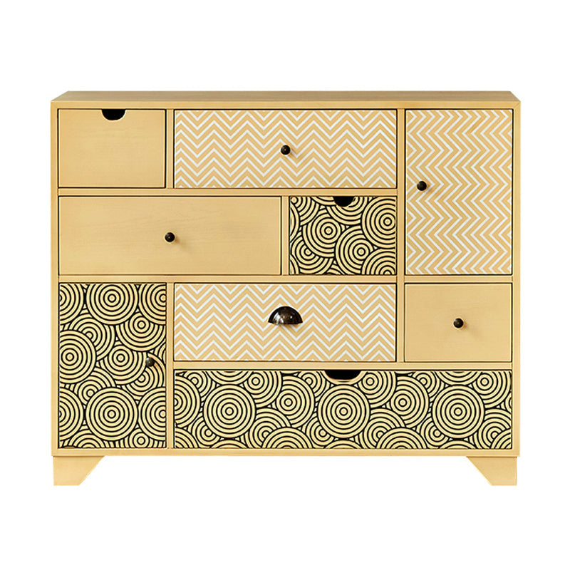 Dresse al torace del toracs per stoccaggio in legno massiccio da 15,6 pollici.