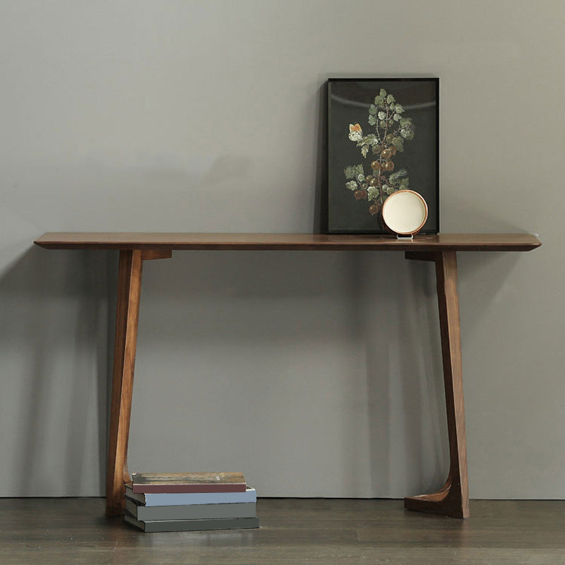 Console moderna della metà del secolo Tavolo 29,53 "Tallo in legno massiccio per Hall