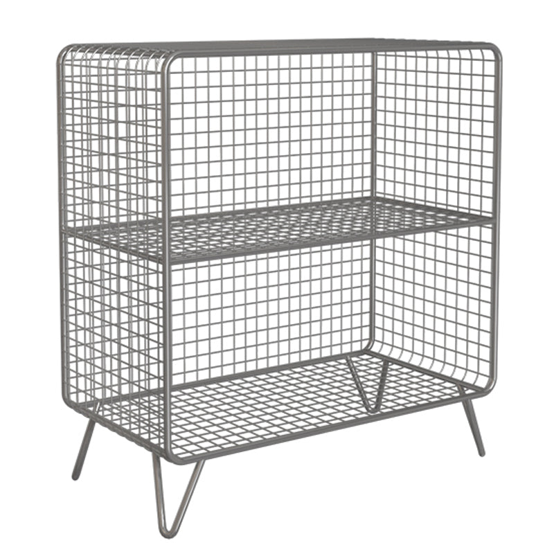 Libreria di scaffali per finitura antica industriale