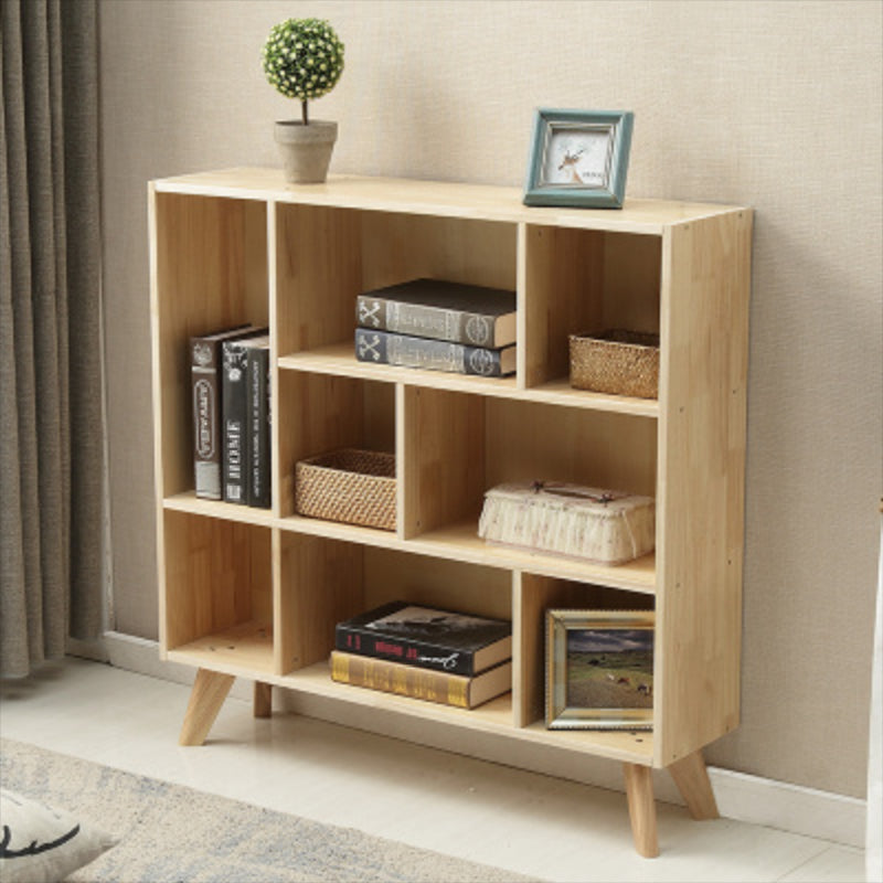 Modern Wooden Bookcase Standard Closed Back Bookshelf with Shelves 38.2"L x 9.4"W x 37.8"H Clearhalo 'Bookcases' 'furn' 'furn_bookcases' 'Furniture' 'Office Furniture' 6476446