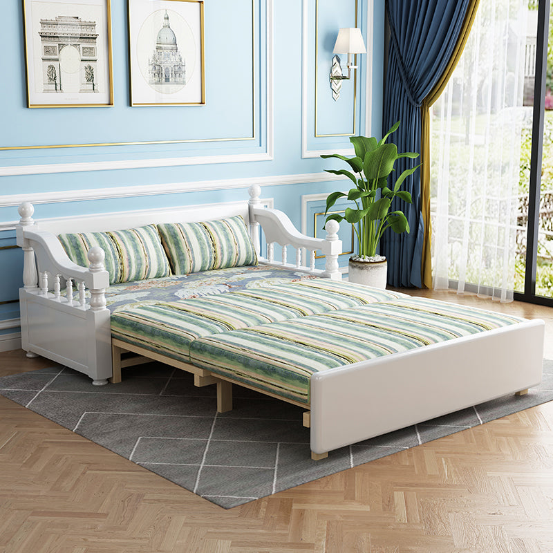 Sofá de lino verde con sofá dreamérico contemporáneo con tapizado con tapizado