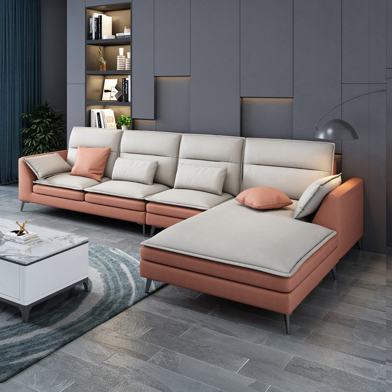 68 "ampio divano scandinavo cuscino di divani posteriore 4 cuscini Sleeper sezionale