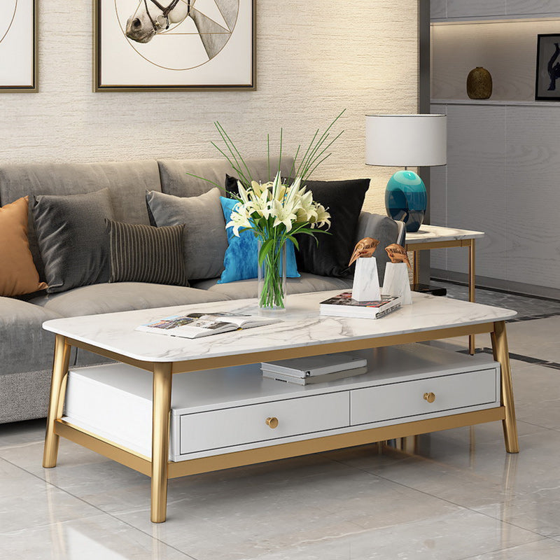 Tavolo da cocktail di caffè glam 4 gambe tavolo da cocktail con spazio