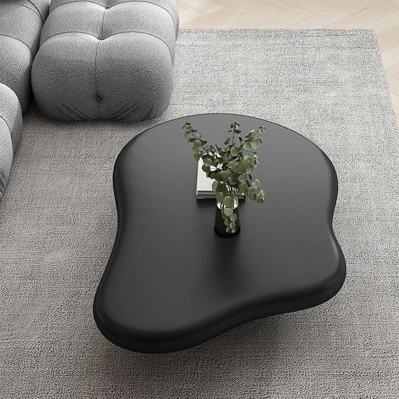 Nordic Cloud-Shaped Coffee Table Solid Wood 4 Legs Cocktail Table