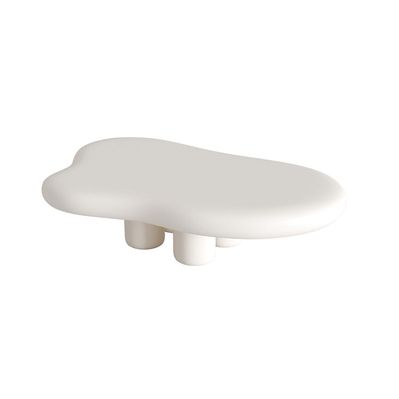 Scandinavian Free Form Coffee Table Wooden 4 Legs Cocktail Table