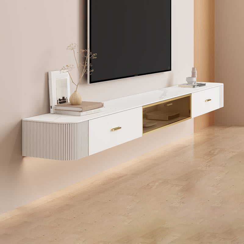 グラムテレビメディアスタンドストーンウォールマウントテレビメディアコンソール