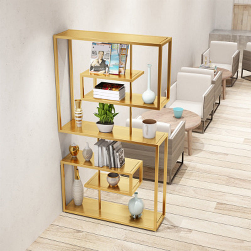 Libreria di scaffali antichi scandinavi libreria in metallo