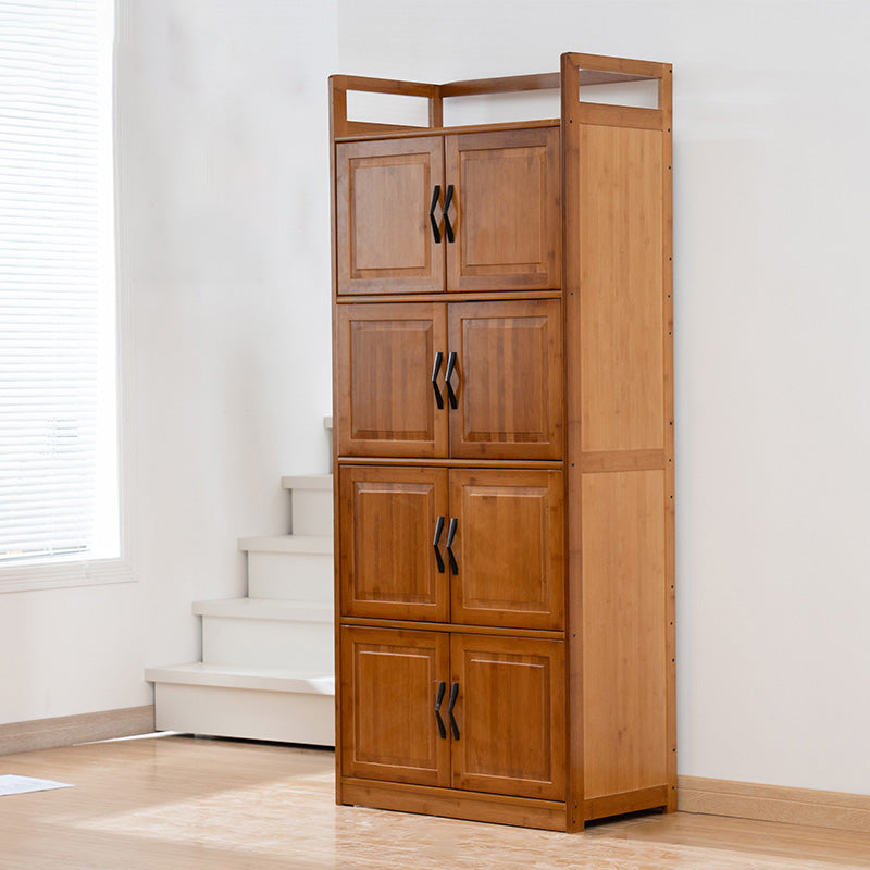 14.96 inch Wide Wooden Storage Cabinet with Door for Living Room Tan Clearhalo 'Cabinets & Chests' 'cabinets_chests' 'furn' 'furn_cabinets_chests' 'Furniture' 'Living Room Furniture' 6493853