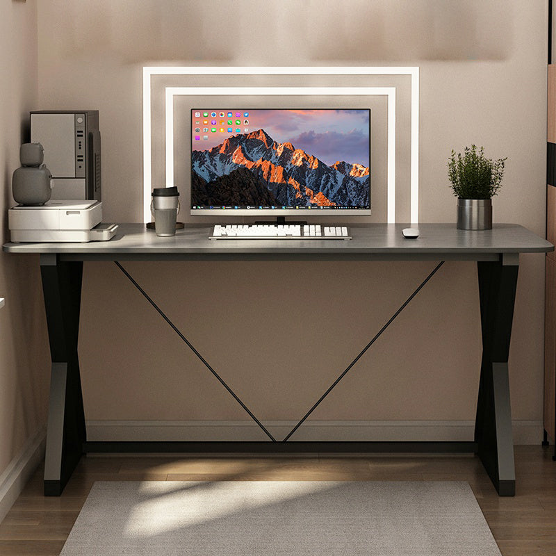 29.53 "H Industrieel rechthoekige kantoorbureau Antieke afwerking Computer Desk