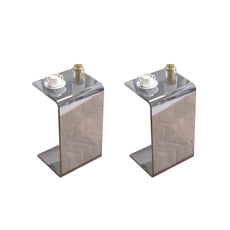 Abstrakter Endtisch Kunststoff quadratischer Seitensofa Seitenakzentisch