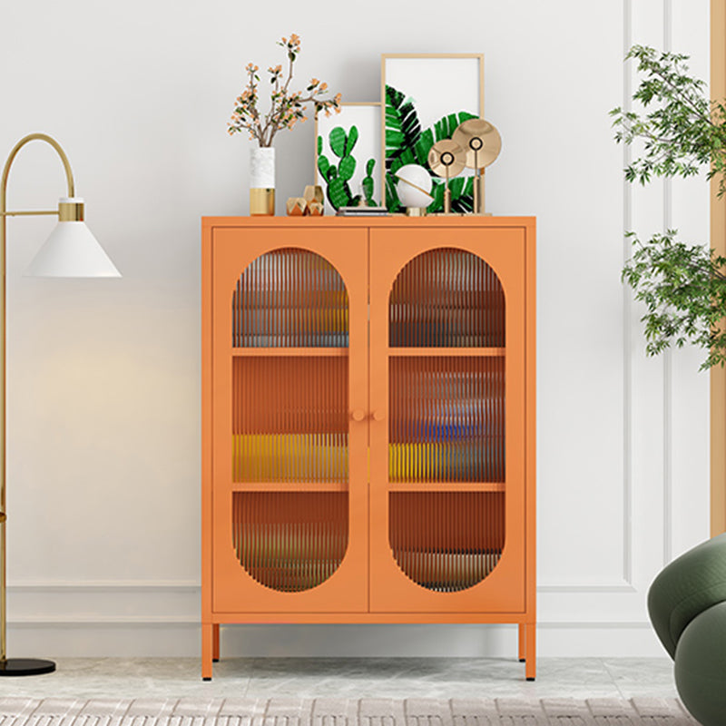 Selteboard a buffet in metallo a buffet in stile glam con armadi