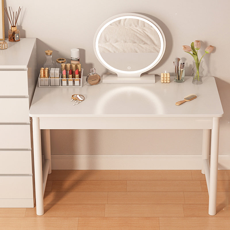 Wit hedendaagse make-up ijdelheid hout ijdelheid kaptafel