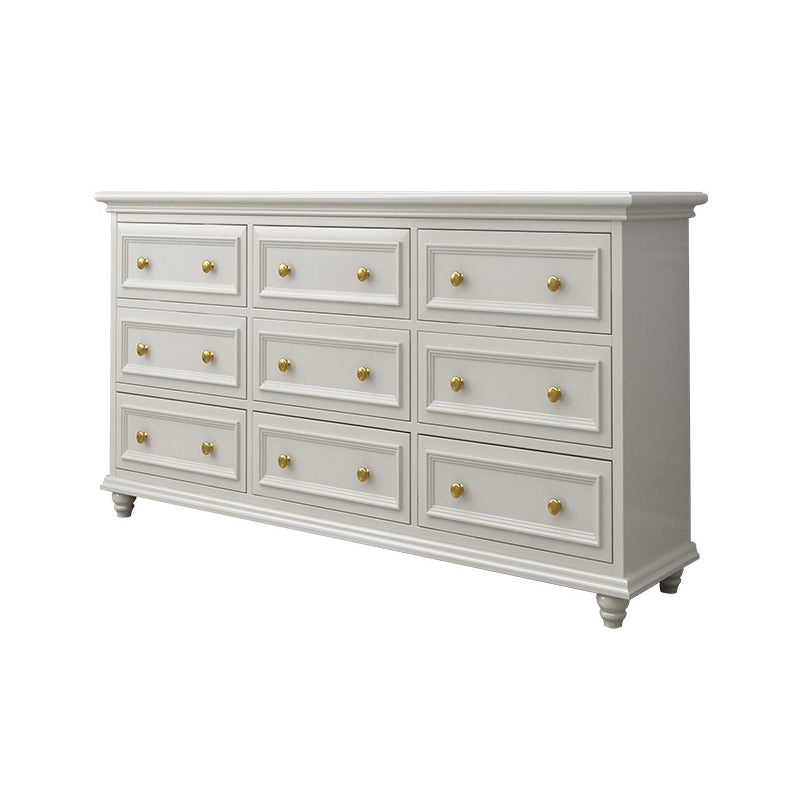 Solid Wood Storage Chest Dresser Classic Glam Chest with Drawers 71"L x 18"W x 31.5"H 9 Clearhalo 'Bedroom Furniture' 'Dressers & Chests' 'dressers_chests' 'furn' 'furn_dressers_chests' 'Furniture' 6533592