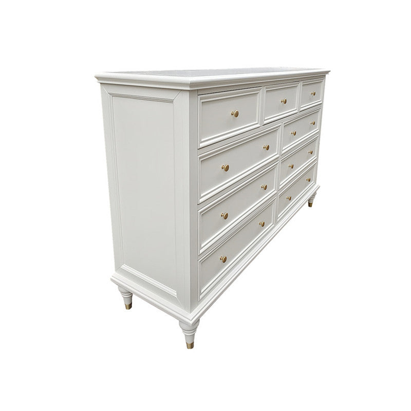 Solid Wood Storage Chest Dresser Traditional Dresser with Drawers