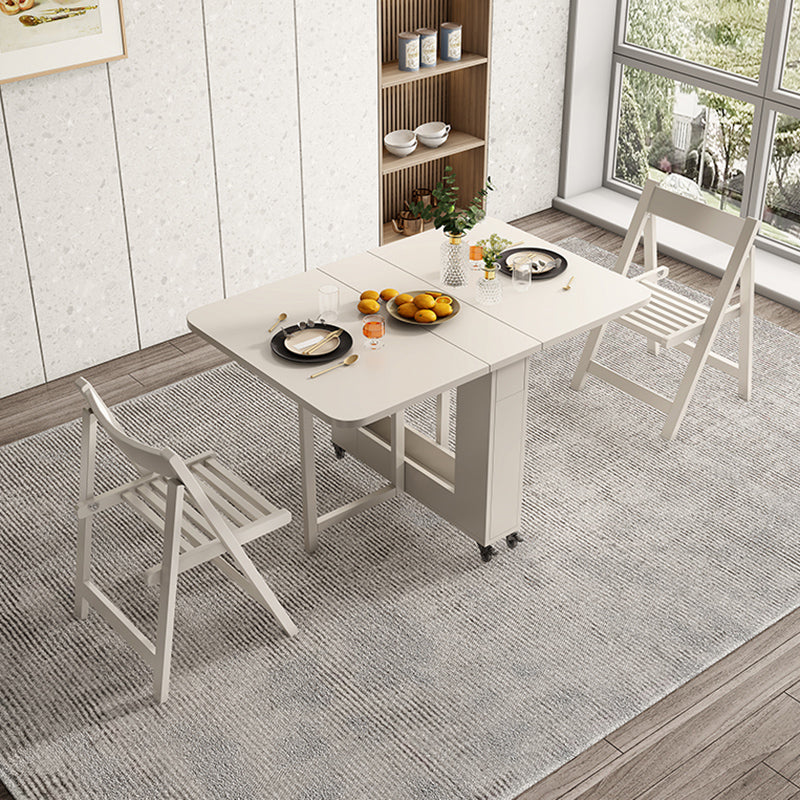 Moderne eetgelegenheid 1/3 pc's houten vouwtafel en stoelen