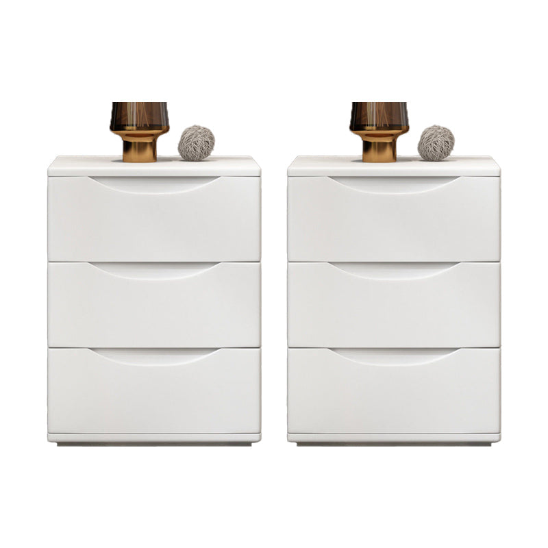 3 Drawers Contemporary Accent Table Nightstand Antique Finish Nightstand