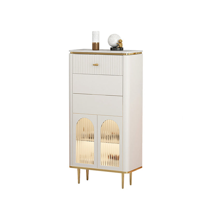 11.7 Inch Width Storage Chest Classic Glam Dresser with 1/2/3 Drawers