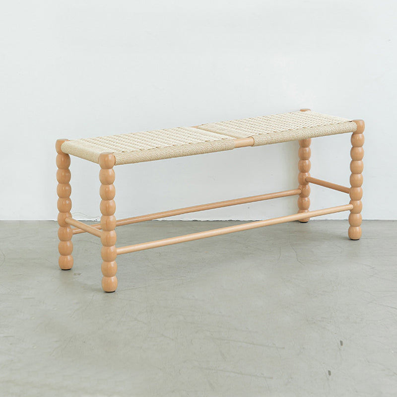 13,65-Zoll-Breite tropische Sitzbank mit festem Holz Rechteckbank