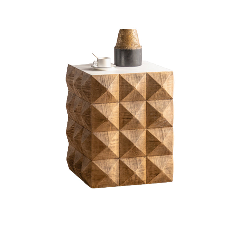 Tavolino laterale di campagna francese completamente assemblato tavolo laterale dell'accento per camera da letto