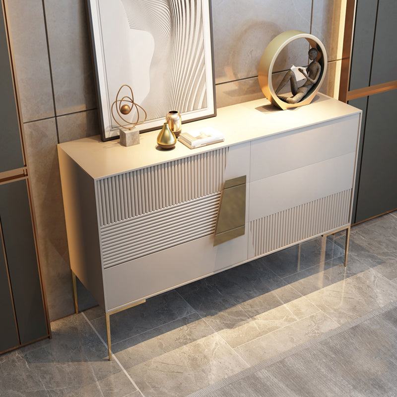 15.6 Inch Width Storage Chest Contemporary Rectangle Dresser 63"L x 16"W x 33"H Off-White Clearhalo 'Bedroom Furniture' 'Dressers & Chests' 'dressers_chests' 'furn' 'furn_dressers_chests' 'Furniture' 6563886