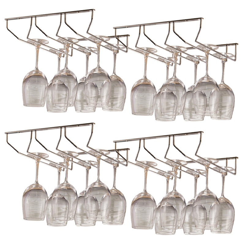 Moderner Stil Metall Hanging Wine Rack Weinstielhalter für Küche