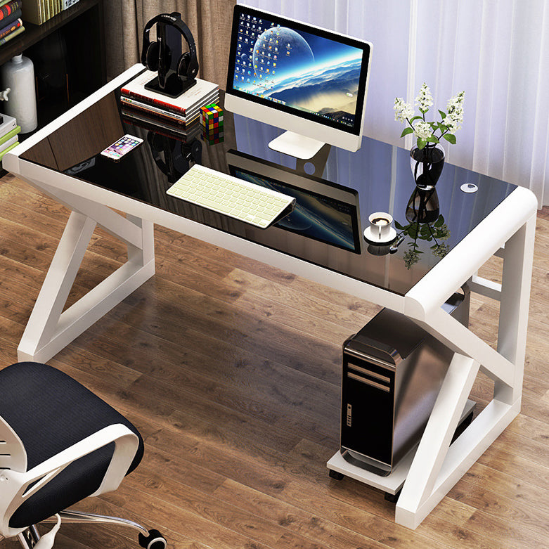 Bureau de bureau rectangulaire de haut moderne 29,53 pouces de haut bureau d'écriture