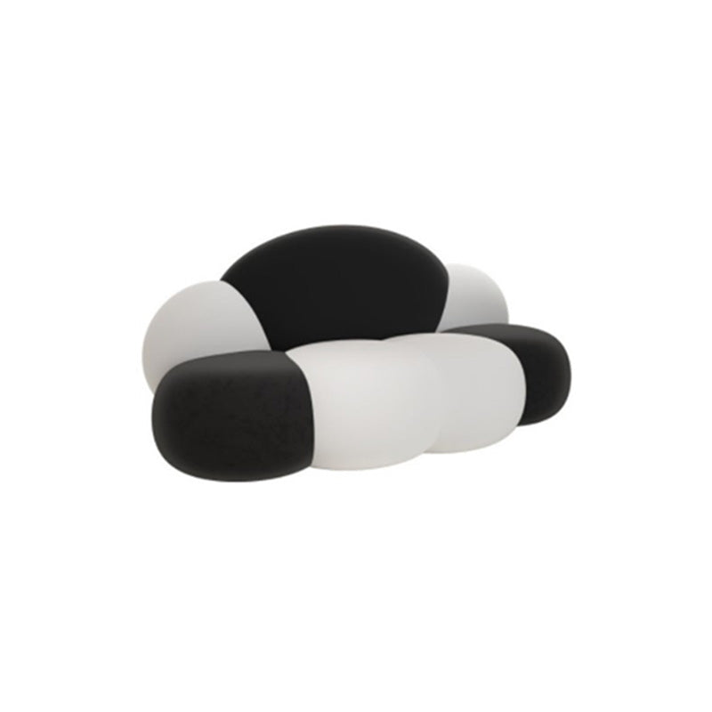 Coussins sans bras Sofa standard en blanc pour une salle bonus