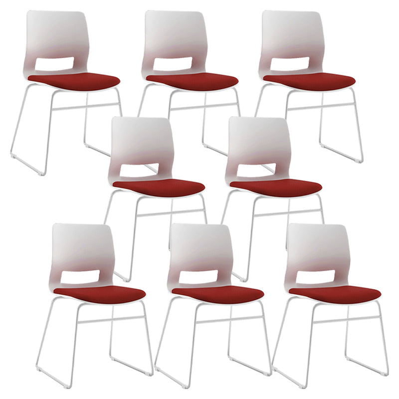 Sedia moderna senza ruote imbottiti nessuna sedia da scrivania angosciante