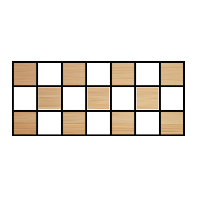 Contemporary Wooden Bookcase Floating Natural Closed Back Bookshelf 82.7"L x 9.8"W x 35.4"H Clearhalo 'Bookcases' 'furn' 'furn_bookcases' 'Furniture' 'Office Furniture' 6570401