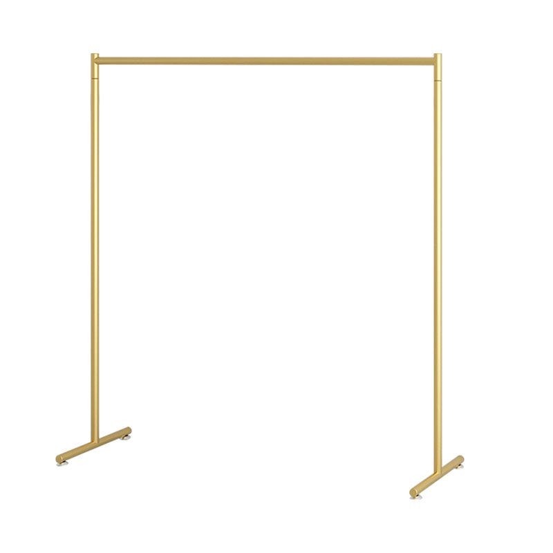 Zeitgenössischer Kleiderregal Hängende Schiene Metallrahmen Eingangsmantelbügel