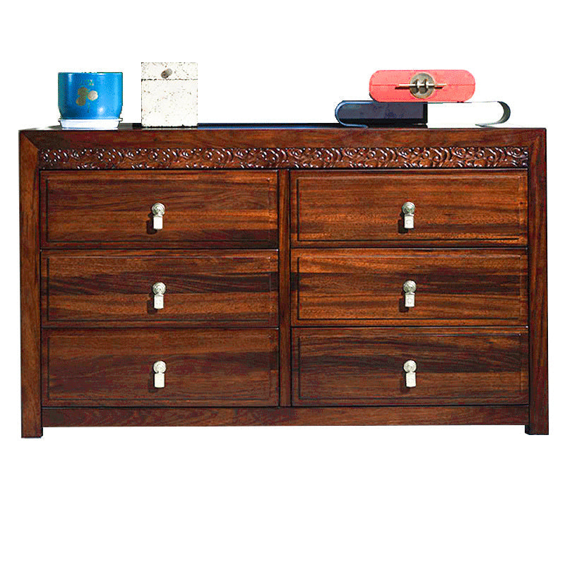 Dark Brown Drawers Chest Solid Wood Accent Chest for Living Roo 6 Clearhalo 'Cabinets & Chests' 'cabinets_chests' 'furn' 'furn_cabinets_chests' 'Furniture' 'Living Room Furniture' 6574401
