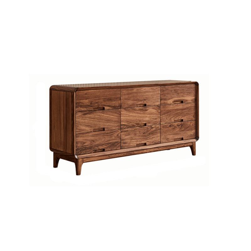 Mid-Century Modern Chest with Drawers and Straight Legs in Solid Wood 9 Clearhalo 'Cabinets & Chests' 'cabinets_chests' 'furn' 'furn_cabinets_chests' 'Furniture' 'Living Room Furniture' 6574607
