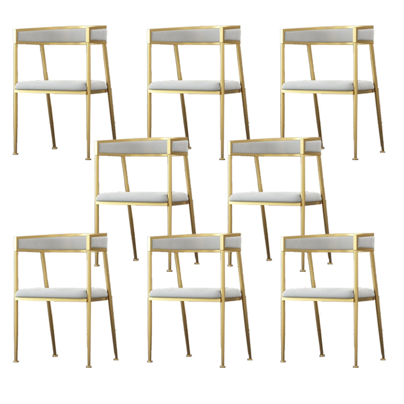 Glam Velvet Dining Side Stoel Keuken binnenstoffeerstoel Bruidstoel