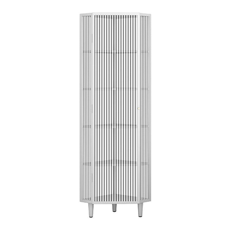 工業用キュリオキャビネットメタルディスプレイキャビネットダイニングルーム用のドア付き