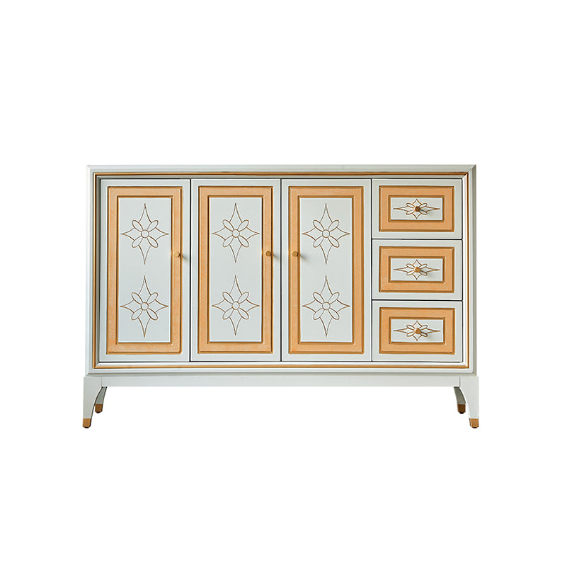 14.82-inch Width Storage Chest Manufactured Wood Contemporary Dresser 55"L x 15"W x 37"H Gold Clearhalo 'Bedroom Furniture' 'Dressers & Chests' 'dressers_chests' 'furn' 'furn_dressers_chests' 'Furniture' 6583819