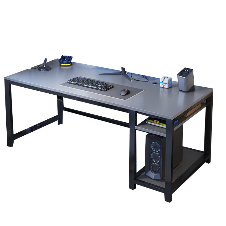 Descrito de la computadora de la madera fabricada con el escritorio de oficina de 23.4 pulgadas W