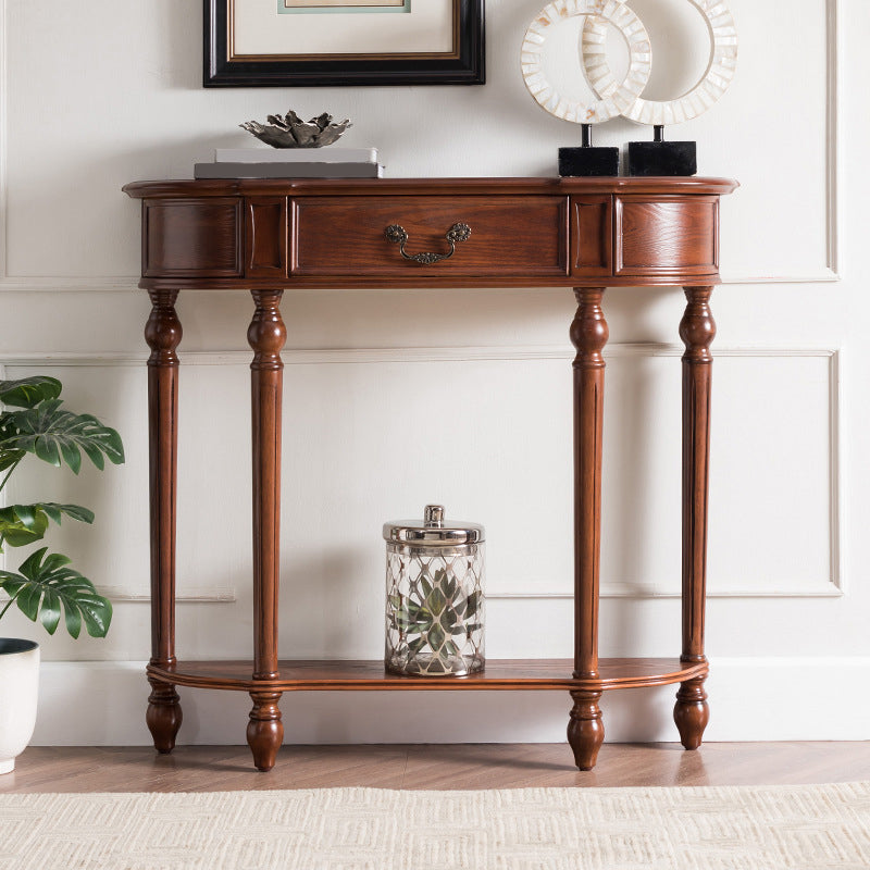 Tavolo da console di legno vittoriano Tavolo da divano console in forma gratuita per Hall