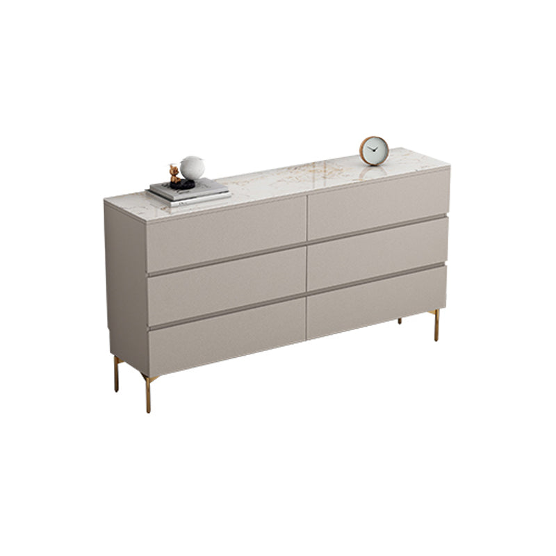 13.65-inch Width Stone Storage Chest Dresser Contemporary Dresser 59"L x 14"W x 32"H Grey Clearhalo 'Bedroom Furniture' 'Dressers & Chests' 'dressers_chests' 'furn' 'furn_dressers_chests' 'Furniture' 6598850