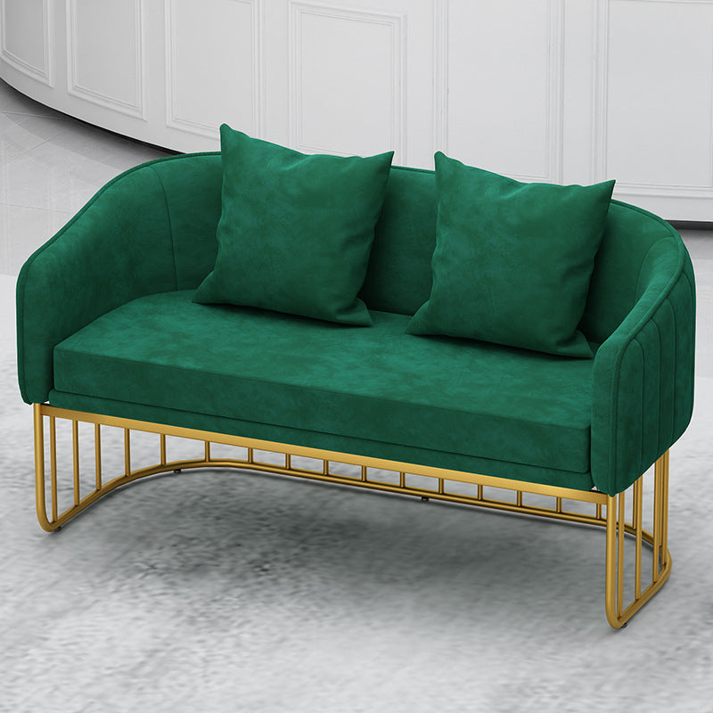 Divano scandinavo da 29,52 "H divano posteriore del cuscino solido.