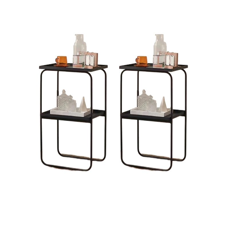 Rechteck -Tablett -Tisch -Basis -Endtisch mit Lagerung