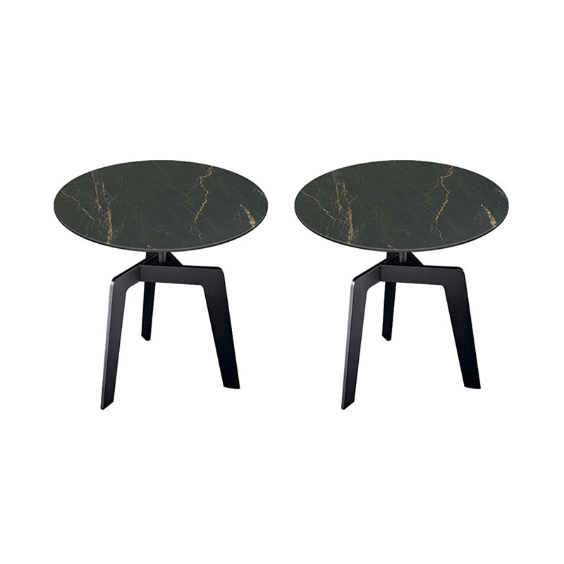 Slate Round Side Table 3 Legs Base Type Slate Nesting Tables
