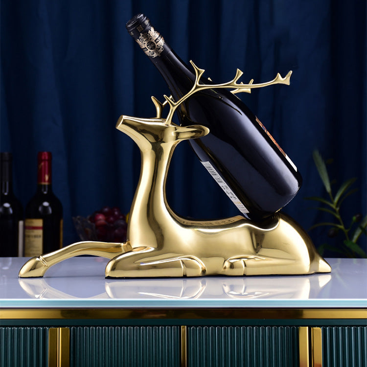Metal Tabletop Wine Glass Rack Modern Wine Holder for Kitchen - Clearhalo