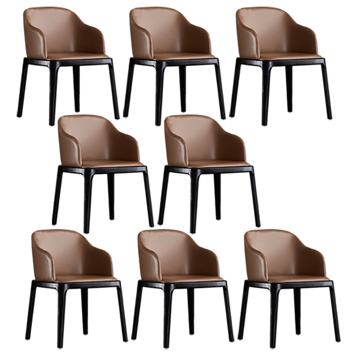 Sedia da pranzo al coperto industriale con sedia parsons con imbottita