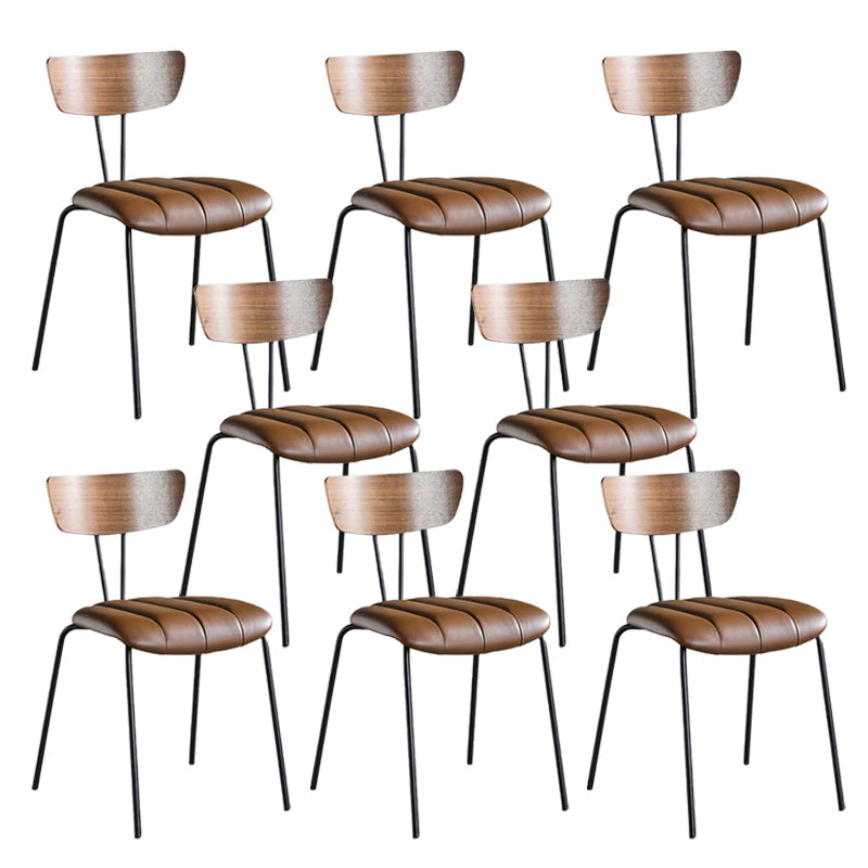 Silla lateral de silla de comedor apilamiento de la casa contemporánea